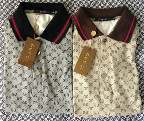 where can i buy fake duplicate men's gucci polo shirts|gucci t-shirt authenticity check.